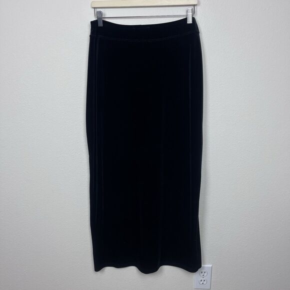 Vintage Skirt Womens Large Maxi Stretch Velvet Velour Whimsigoth Goth 90s Boho - Picture 10 of 10